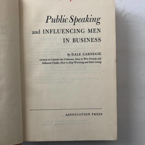 Public Speaking And Influencing Men In Business By Dale Carnegie - Picture 3 of 4